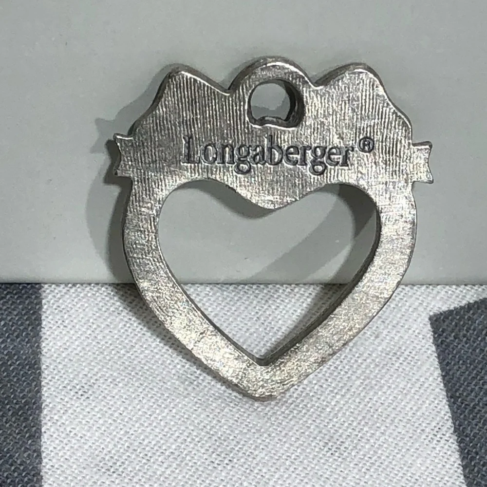 Longaberger Heart Tie-On